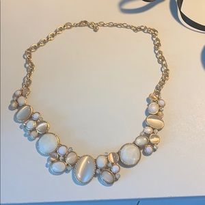 White and pearl necklace